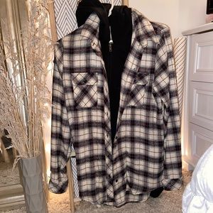 Flannel zip up